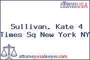 Sullivan, Kate 4 Times Sq New York NY
