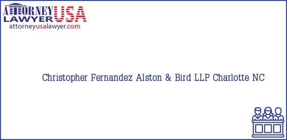 Telephone, Address and other contact data of Christopher Fernandez, Charlotte, NC, USA