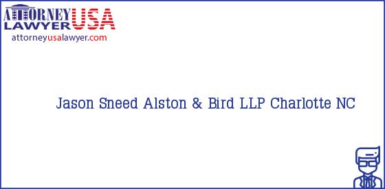 Telephone, Address and other contact data of Jason Sneed, Charlotte, NC, USA