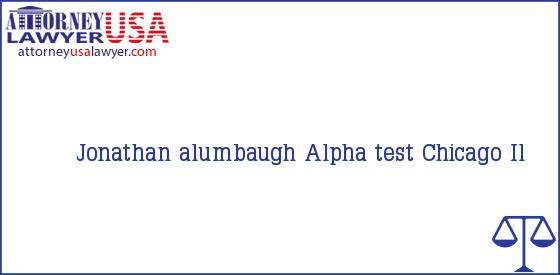 Telephone, Address and other contact data of Jonathan alumbaugh, Chicago, Il, USA
