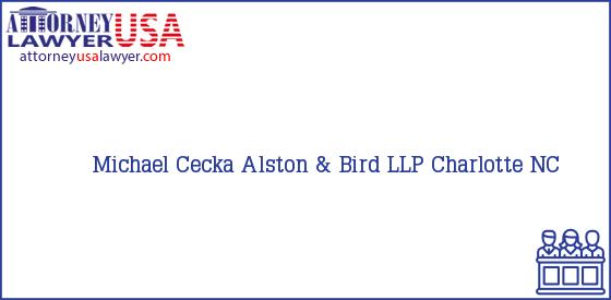 Telephone, Address and other contact data of Michael Cecka, Charlotte, NC, USA