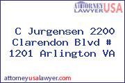 C Jurgensen 2200 Clarendon Blvd # 1201 Arlington VA
