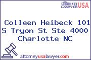 Colleen Heibeck 101 S Tryon St Ste 4000 Charlotte NC