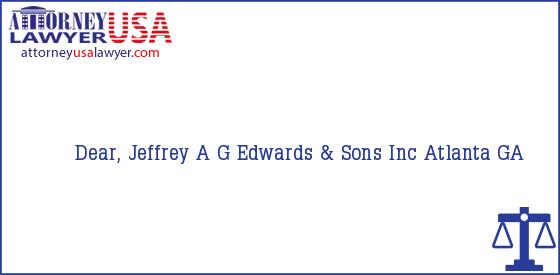 Telephone, Address and other contact data of Dear, Jeffrey, Atlanta, GA, USA