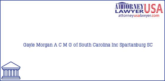Telephone, Address and other contact data of Gayle Morgan, Spartanburg, SC, USA