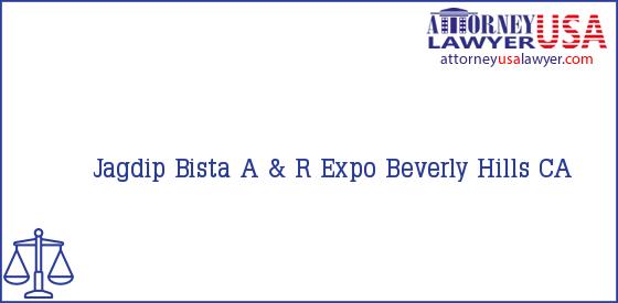 Telephone, Address and other contact data of Jagdip Bista, Beverly Hills, CA, USA