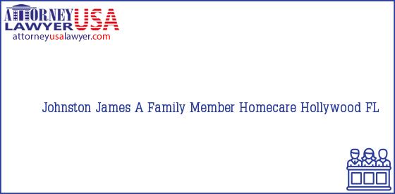 Telephone, Address and other contact data of Johnston James, Hollywood, FL, USA