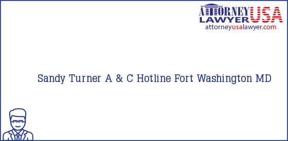 Telephone, Address and other contact data of Sandy Turner, Fort Washington, MD, USA