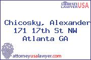 Chicosky, Alexander 171 17th St NW Atlanta GA