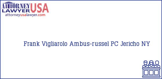 Telephone, Address and other contact data of Frank Vigliarolo, Jericho, NY, USA