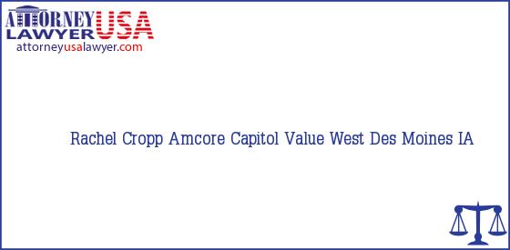Telephone, Address and other contact data of Rachel Cropp, West Des Moines, IA, USA
