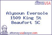 Alysoun Eversole 1509 King St Beaufort SC