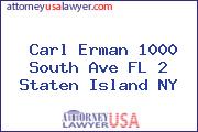 Carl Erman 1000 South Ave FL 2 Staten Island NY