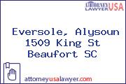Eversole, Alysoun 1509 King St Beaufort SC