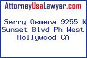 Serry Osmena 9255 W Sunset Blvd Ph West Hollywood CA