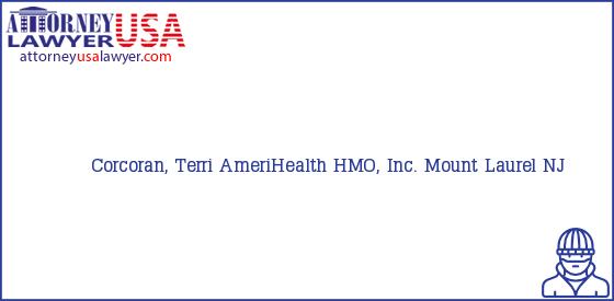 Telephone, Address and other contact data of Corcoran, Terri, Mount Laurel, NJ, USA
