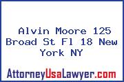 Alvin Moore 125 Broad St Fl 18 New York NY