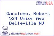 Gaccione, Robert 524 Union Ave Belleville NJ