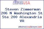 Steven Zimmerman 206 N Washington St Ste 200 Alexandria VA