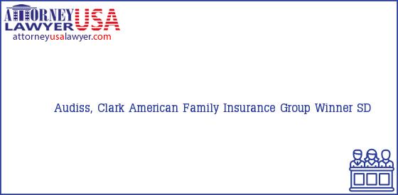 Telephone, Address and other contact data of Audiss, Clark, Winner, SD, USA