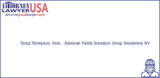 Telephone, Address and other contact data of Tjong-Thompson, Hern..., Henderson, NV, USA
