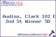 Audiss, Clark 102 E 2nd St Winner SD