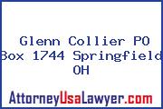 Glenn Collier PO Box 1744 Springfield OH