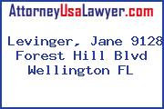 Levinger, Jane 9128 Forest Hill Blvd Wellington FL