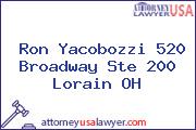 Ron Yacobozzi 520 Broadway Ste 200 Lorain OH