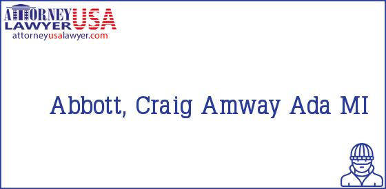 Telephone, Address and other contact data of Abbott, Craig, Ada, MI, USA