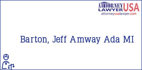 Telephone, Address and other contact data of Barton, Jeff, Ada, MI, USA