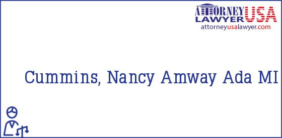 Telephone, Address and other contact data of Cummins, Nancy, Ada, MI, USA