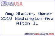 Amy Sholar, Owner 2516 Washington Ave Alton IL