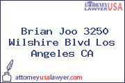 Brian Joo 3250 Wilshire Blvd Los Angeles CA