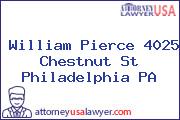 William Pierce 4025 Chestnut St Philadelphia PA