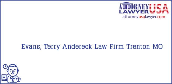 Telephone, Address and other contact data of Evans, Terry, Trenton, MO, USA