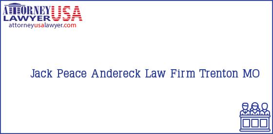 Telephone, Address and other contact data of Jack Peace, Trenton, MO, USA