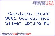 Casciano, Peter 8601 Georgia Ave Silver Spring MD