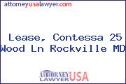 Lease, Contessa 25 Wood Ln Rockville MD