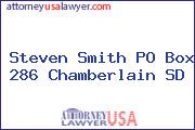 Steven Smith PO Box 286 Chamberlain SD