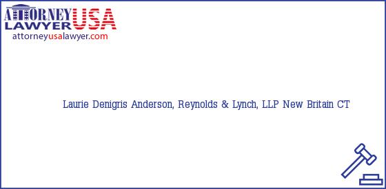 Telephone, Address and other contact data of Laurie Denigris, New Britain, CT, USA