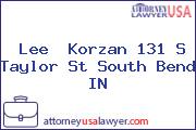 Lee  Korzan 131 S Taylor St South Bend IN
