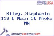 Riley, Stephanie 118 E Main St Anoka MN