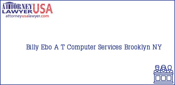 Telephone, Address and other contact data of Billy Ebo, Brooklyn, NY, USA