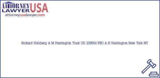 Telephone, Address and other contact data of Richard Holzberg, New York, NY, USA