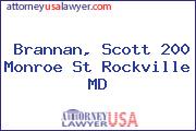 Brannan, Scott 200 Monroe St Rockville MD