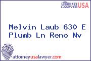 Melvin Laub 630 E Plumb Ln Reno Nv