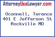 Oconnell, Terence 401 E Jefferson St Rockville MD