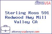 Sterling Ross 591 Redwood Hwy Mill Valley CA