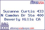 Suzanne Curtis 433 N Camden Dr Ste 400 Beverly Hills CA